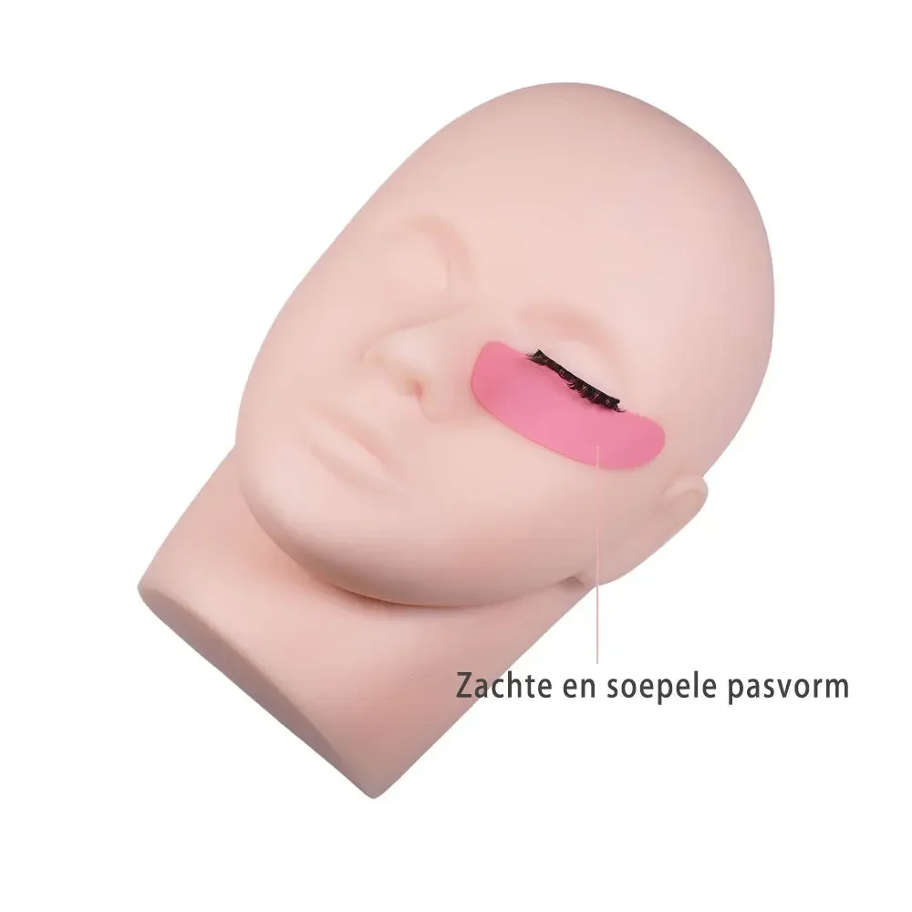 Description Picture 3 of itemNew Reusable 1Pair Eye Pads Silicone Stripe Lash Lift Eyelash Extension Hydrogel Patches Under Eye Gel Patch Makeup Tools