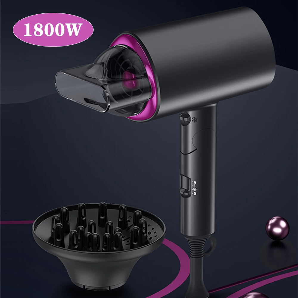Professional Folding Hair Dryers Household Heating And Cooling Air Hair Dryer Powerful Wind Blow Dryer Care Modeling Tools