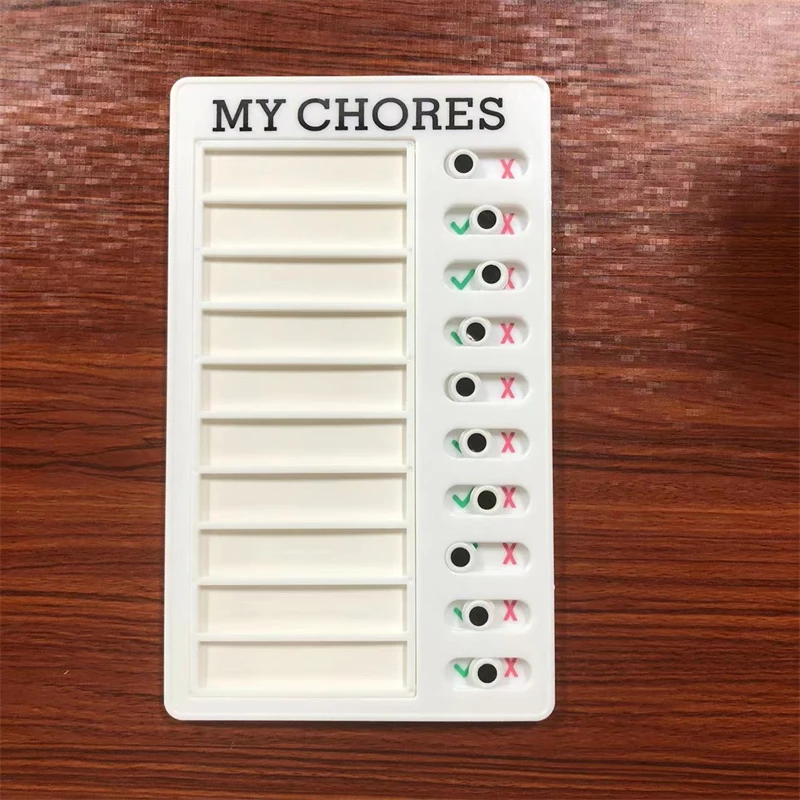 Reusable Daily Chore Checklist and Responsibility Chart