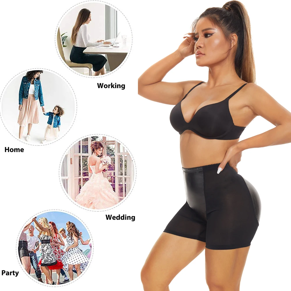 NINGMI Women Body Shaper Butt Lifter Panties Hip Enhancer Body Shapewear Sexy Shaping Underwear Seamless Shaper Panties