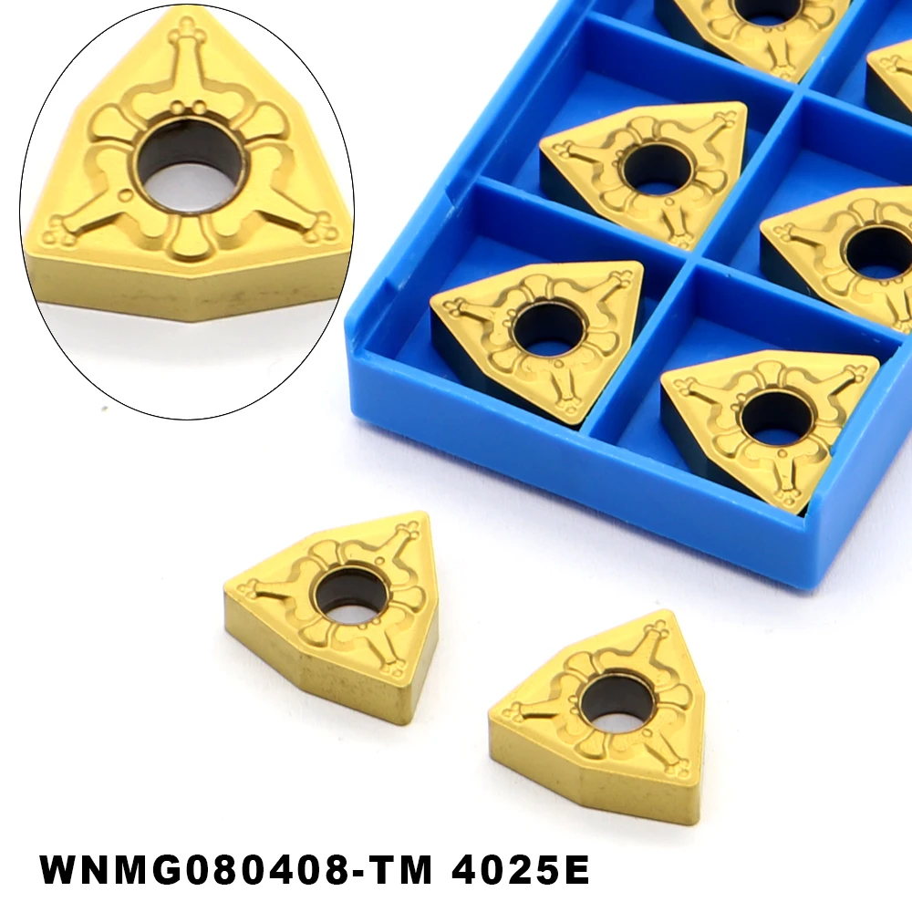 

WNMG080408-TM 4025E Carbide Inserts External Turning Tool CNC Lathe Cutter Tools Metal Blade Turning Insert Cutting Tools WNMG