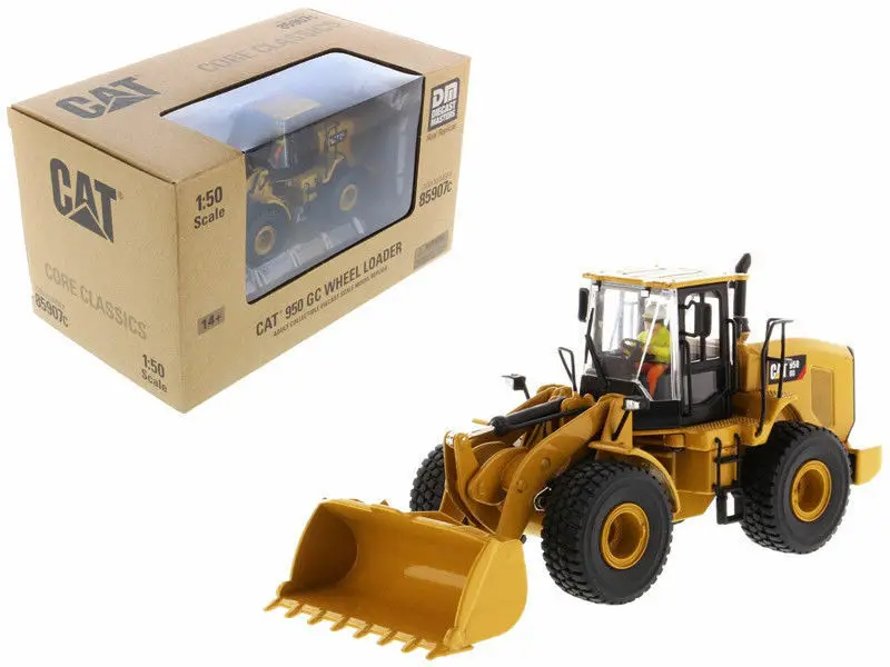 CATERPILLAR CAT 950 GC WHEEL LOADER W/ OPERATOR 1/50 BY DIECAST MASTERS 85907C