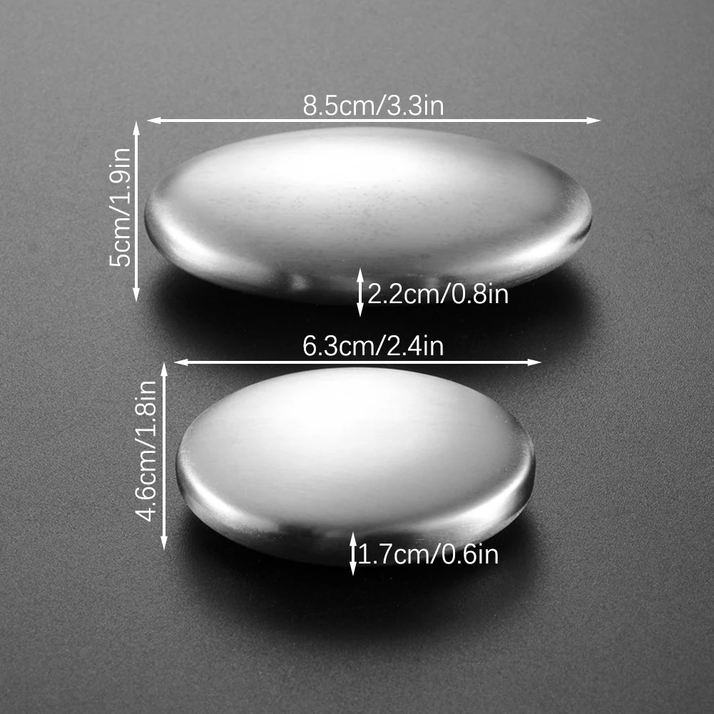 Metal Deodorizing Soap Removes Garlic Fishy Odors 304 Stainless Steel Hand Soap Base Kitchen Bathroom Cleaning Supplies