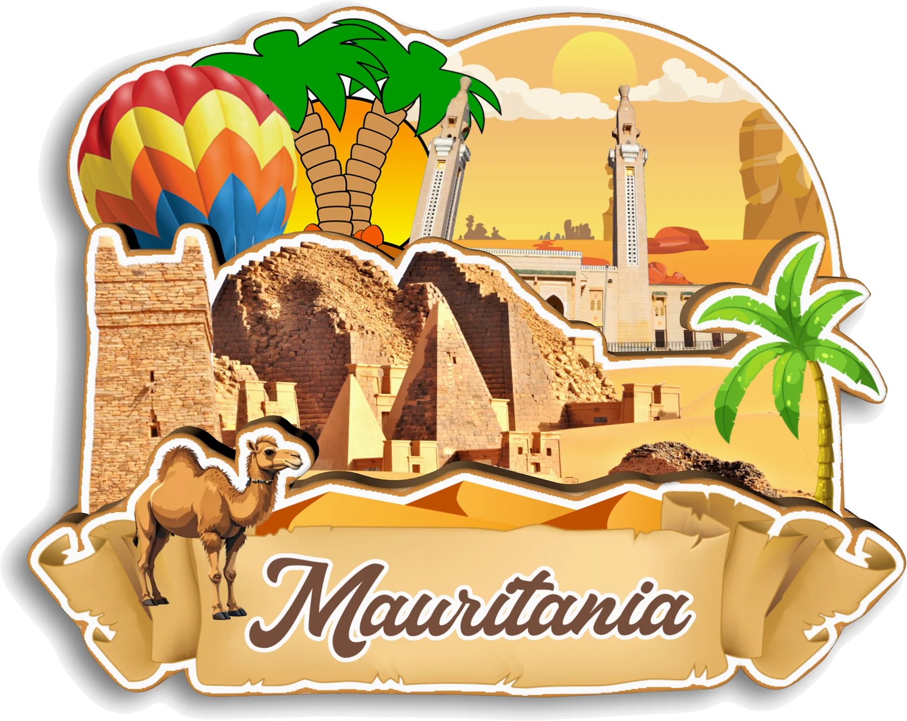 Aimant De Réfrigérateur En Résine 3D Représentant Une Conque De