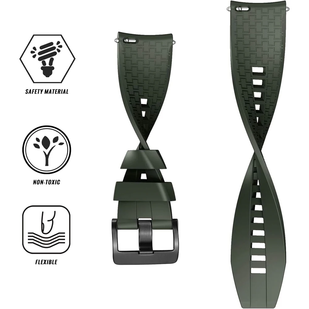 Silicone Wristband - Soft and Versatile Smartwatch Strap Replacement