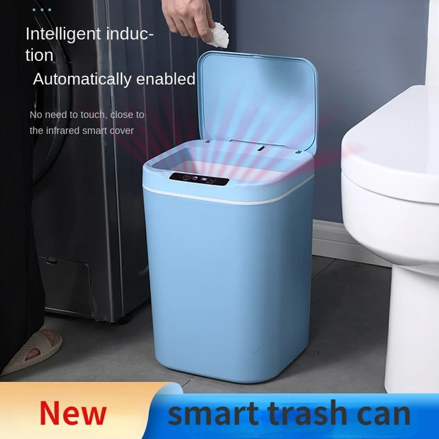14L/16L Smart Mülleimer Automatische Induktion Mülleimer Elektrische Touch  Mülleimer Küche Praktische Abfalleimer für Müll lagerung