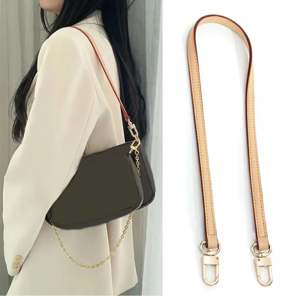 

Leather Bag Strap Women Adjustable Replacement Shoulder Bag Strap Thin Solid Color Handbag Belt