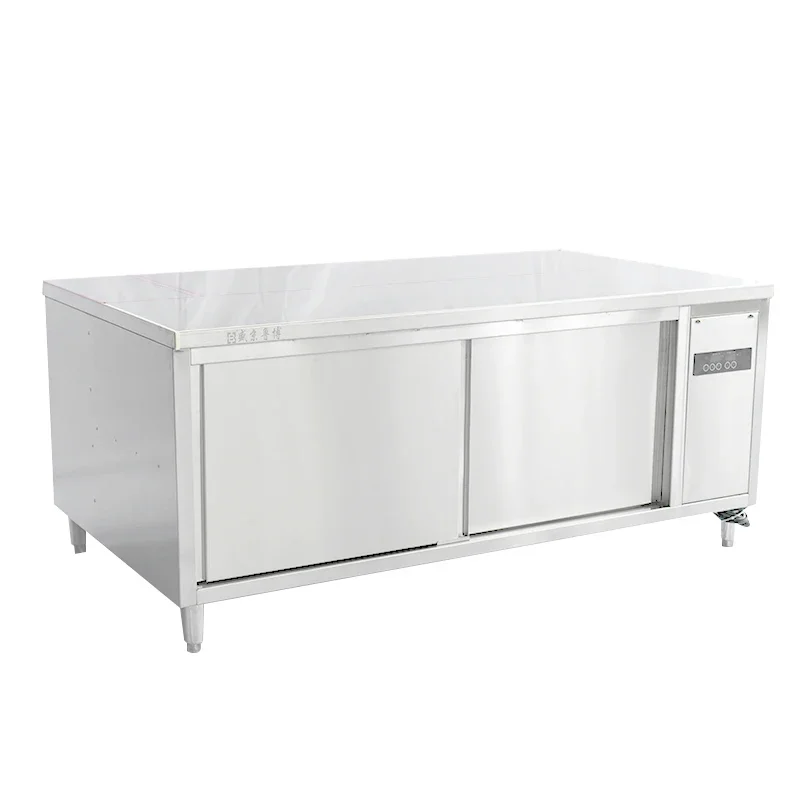 2-Door Plate Warmer Warming Cabinet For Restaurant And Hotel Kitchen Storage Made Of 304 Stainless Steel 2
