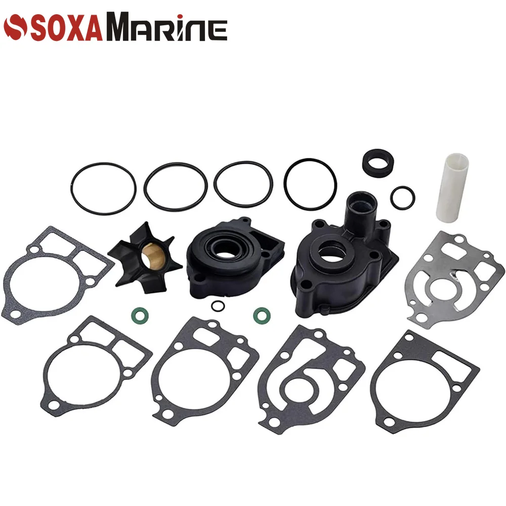 Water Pump Kit Mercruiser Alpha One Gen 1 110 120 140 150 165 175 200 225 228 260 470 485 898 V 46-44292A5 46-96148A8 water pump impeller kit