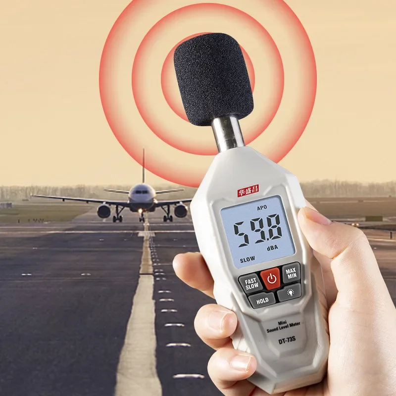 DT-73S Mini Industrial Environmental Sound Level Meter Digital Sound Level Meter Handheld Noise Meter Measuring Instrument 5