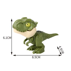 Interactive Dinosaur Finger Puppets - Triceratops & Tyrannosaurus Toy Set (Y05)