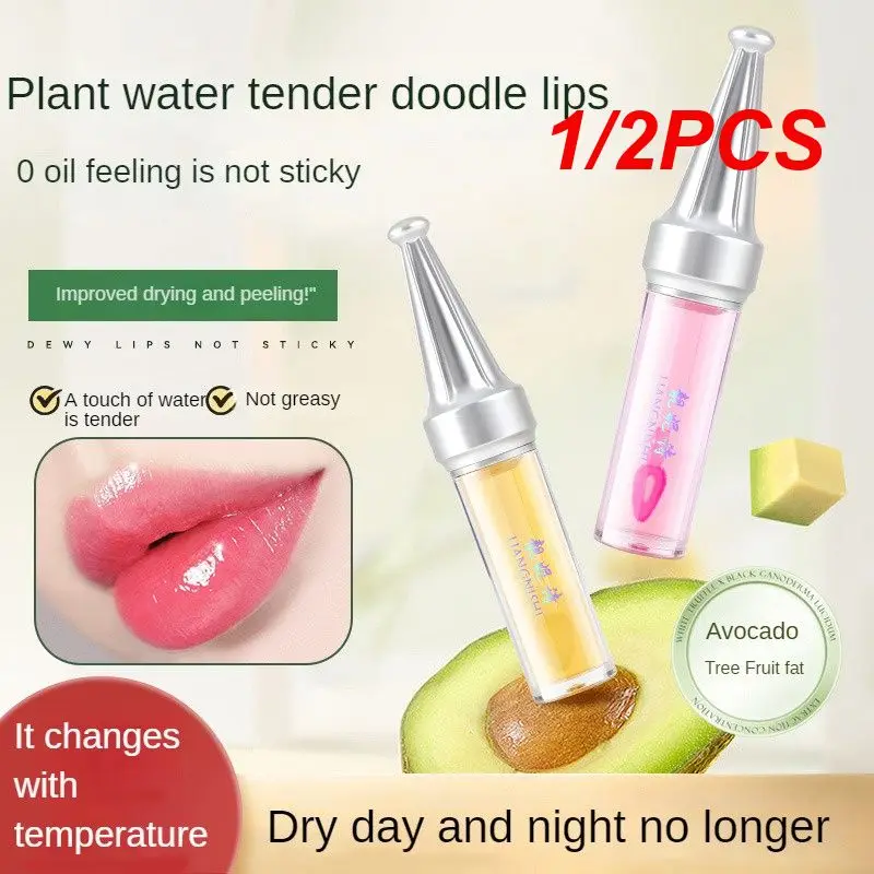 

1/2PCS Temperature Change Non-stick Cup Lip Anti-cracking Thermostatic No Fading Moisturizing