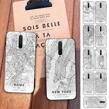 

FHNBLJ London Country Sketch City Map Phone Case for Redmi 5 6 7 8 9 A 5plus K20 4X S2 GO 6 K30 pro