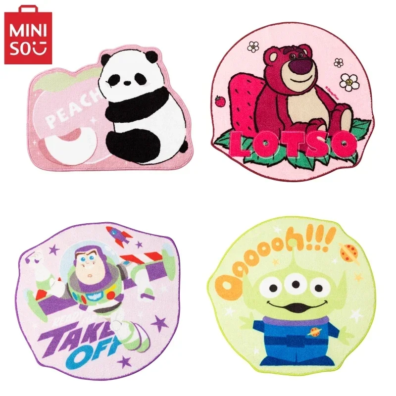 

MINISO Kawaii Disney Alien Lotso Базз напольный коврик аниме домашний туалет ванная комната нескользящий Быстросохнущий коврик входной коврик коврики