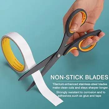 Forbici Artigianali con Design Ergonomico, Utensile da Taglio in Acciaio Inossidabile Antiaderente per Fai-da-Te, Articoli per Ufficio e Progetti di Cucito
