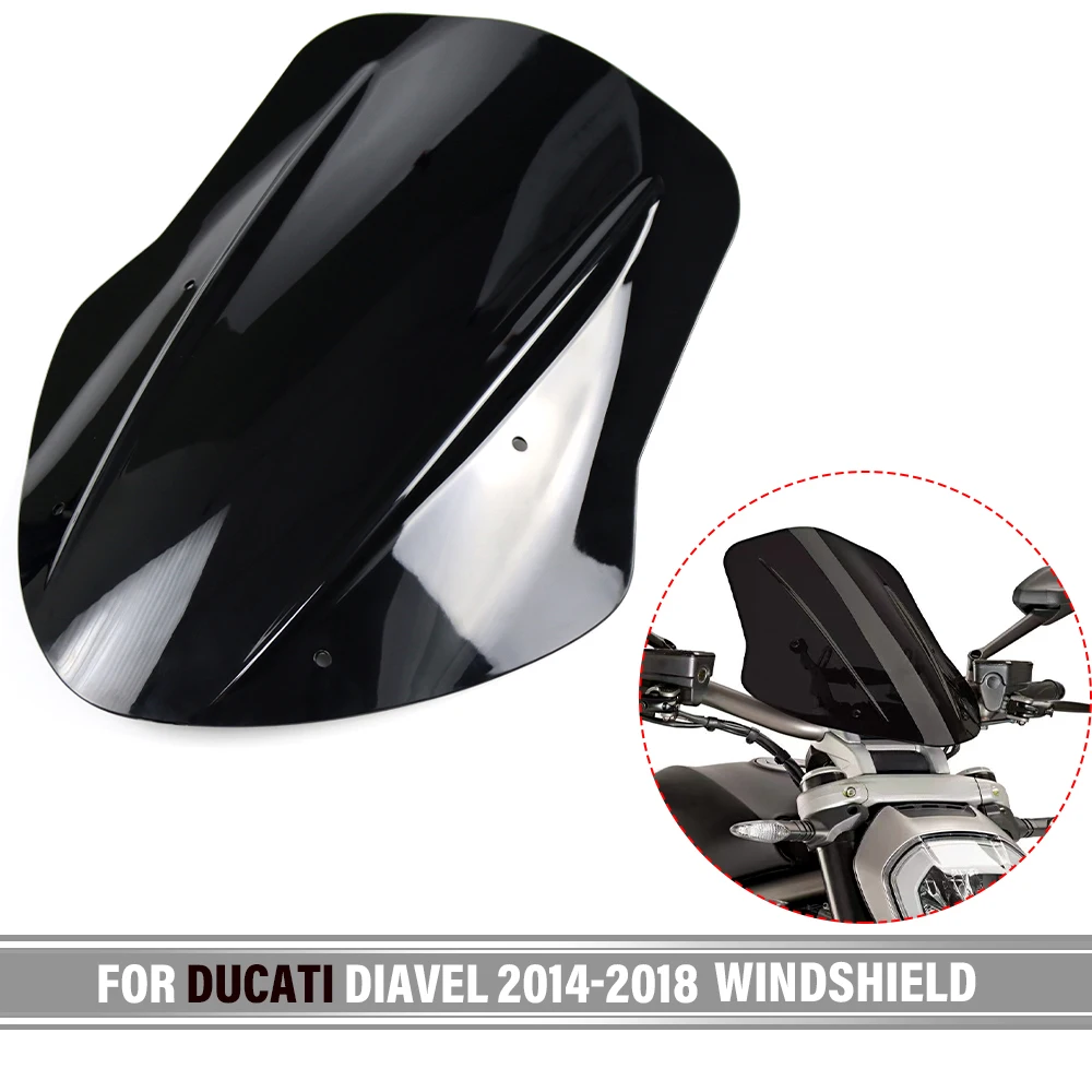 Windschutzscheibe Für BMW S1000R 2014-2021 - Carbon Look Windabweiser