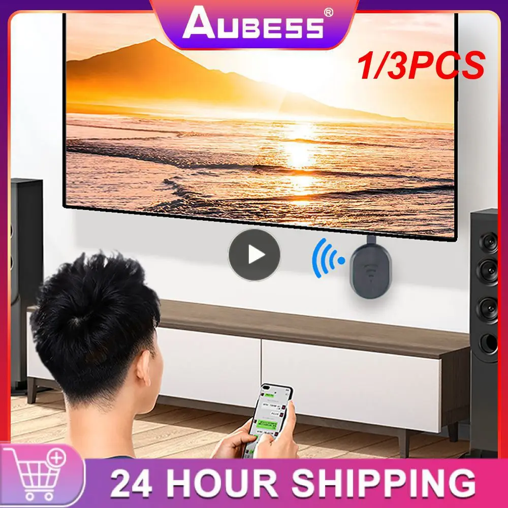 

1/3 шт. беспроводной HDMI-совместимый 1080P Wi-Fi дисплей приемник ТВ экран для Android IOS 2,4G Miracast Dongle Anycast