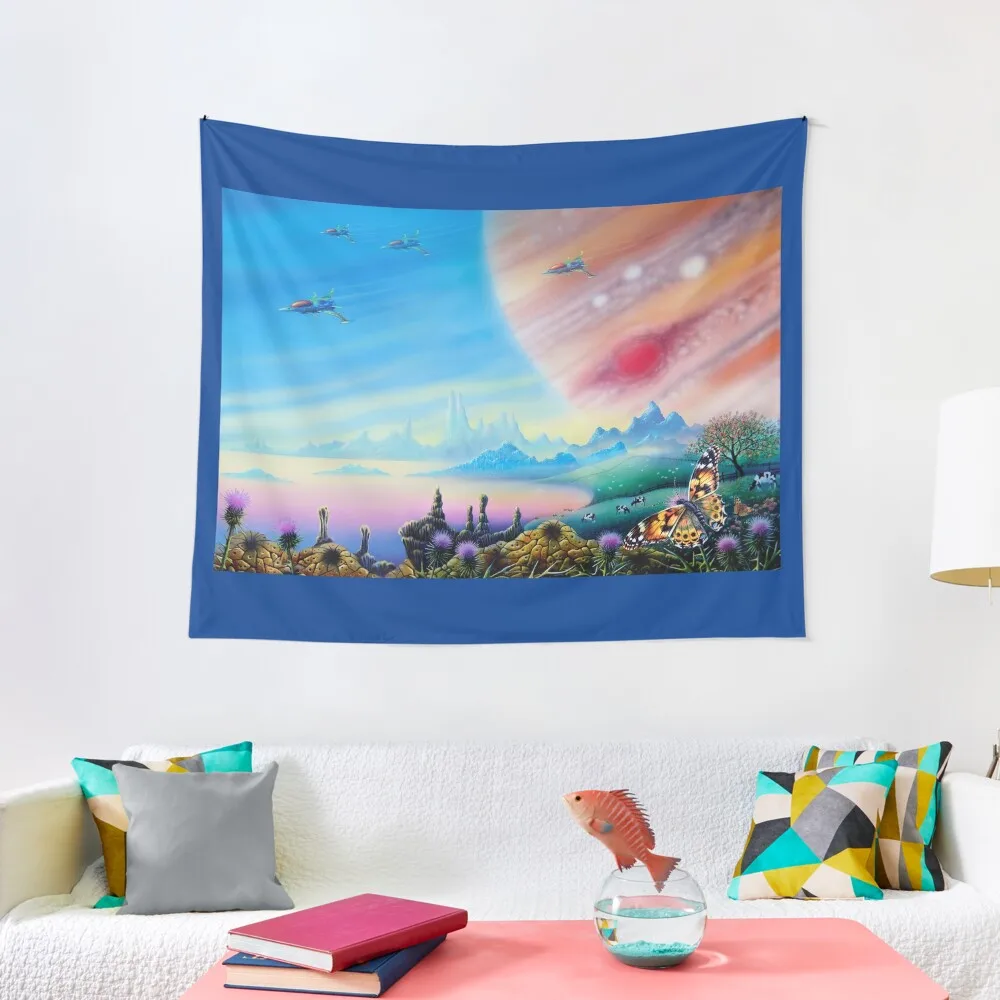 

Farmer in the Sky Tapestry Custom Tapestry