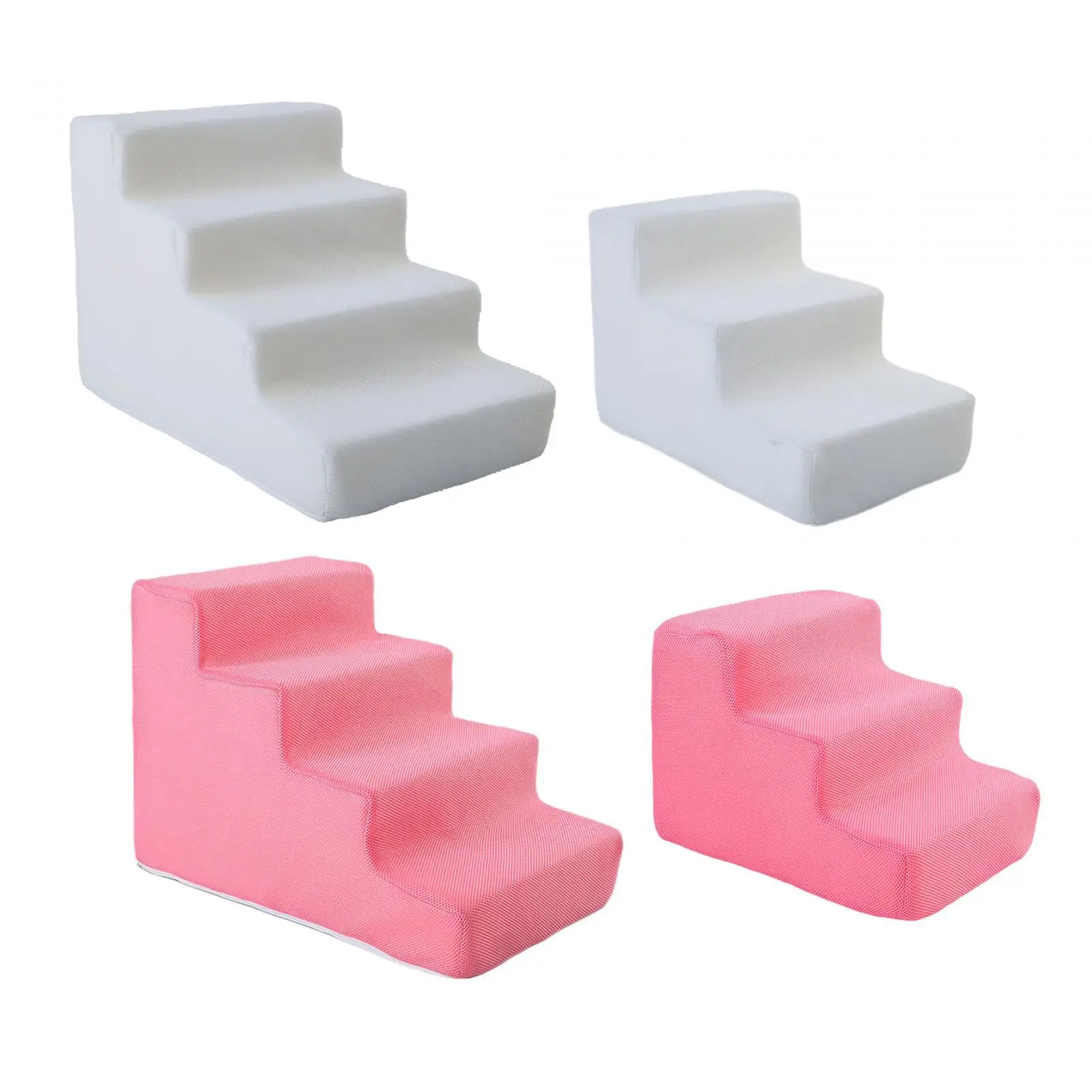 High Density Pet Steps Ladder, Cat Ramp Non Slip Dog Steps, Balanced Pet Steps for Sofa Small Dogs and Cats Couch High Beds