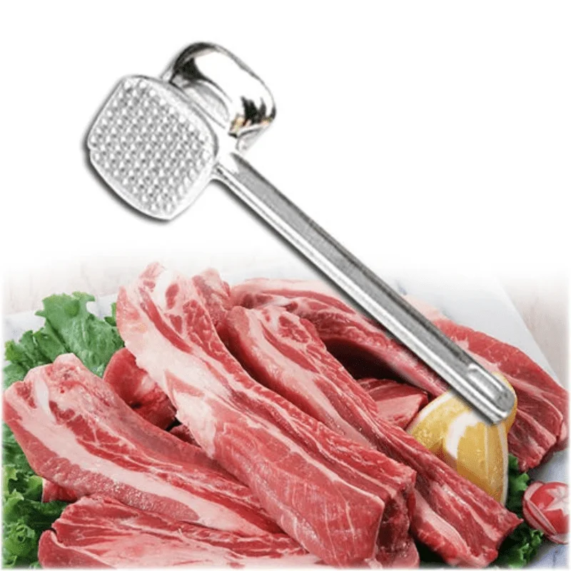 Portable Stainless Steel Kitchen supplies Household Tenderizer Chicken Porks Meat Tenderizer Hammer Meat Mallet Tool
