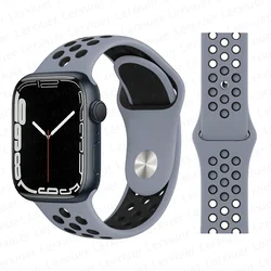 Premium Silicone Watch Strap - Universal Fit, Various Sizes Available - 42 - 44 - 45 - 49mm S10 - 46 (03 Obsidian - Black)