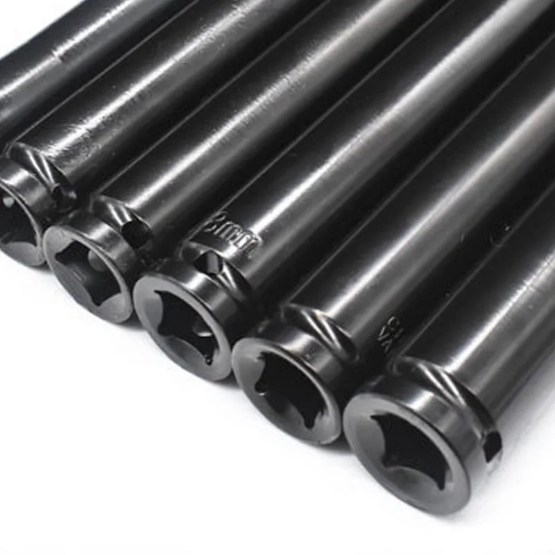 200mm Length Hex Electric Impact Socket 1/2" Drive 6 Point Extra-Deep Socket Wrench Head 14-32mm Air Impact Wrench Key Tools 2