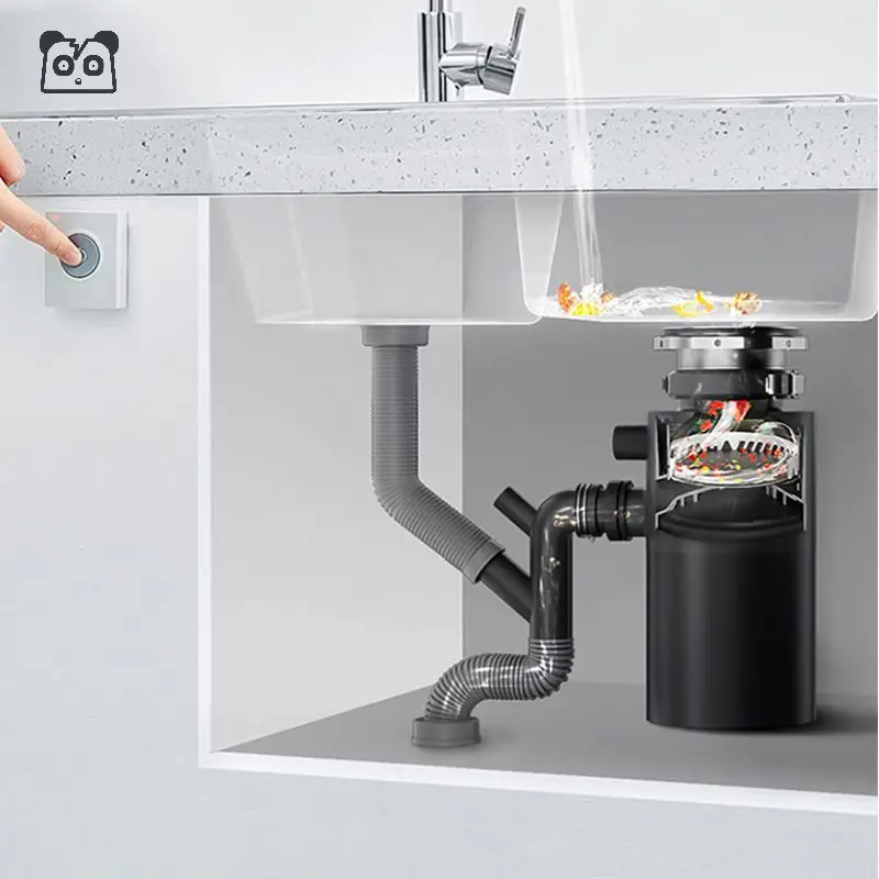 500W Kitchen Food Garbage Processor High Horsepower Copper Motor Air Switch food waste disposer Grinder kitchen appliances