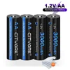 1.2V AA aaa NI MH Rechargeable Batteries 3000mAh aa 1100mAh aaa Battery+8 solt LCD Charger For 1.2V NIMH 2a 3a Batteries aa aaa 4