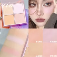 4 Colors Blush Brightens Contours Vitality Girlish Daily Whitening Peach Matte Blush Rouge Expansion Contraction All-In Makeups 1