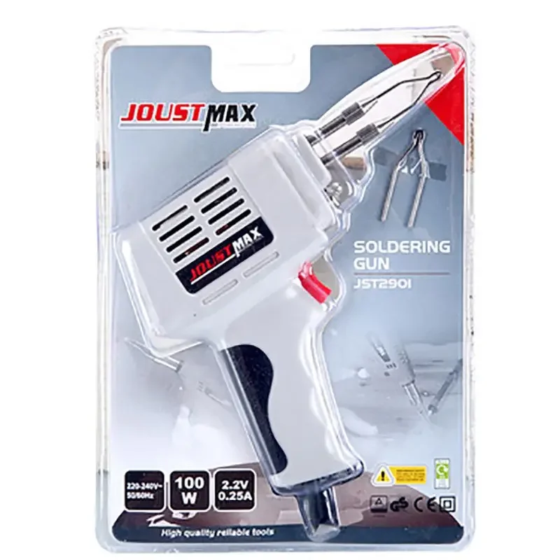 산업용 고전력 전기 철 용접 100W 220V 납땜 총 토치 용접 수리 도구 EU 플러그 뜨거운 공기 열 총