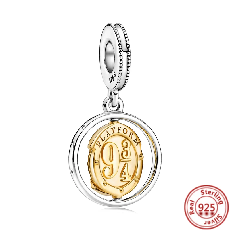 MINISO Disney Hot selling S925 Sterling Silver Harry Potter Charm Suitable Original Pantaro Bracelet Exquisite Gift For Women 5