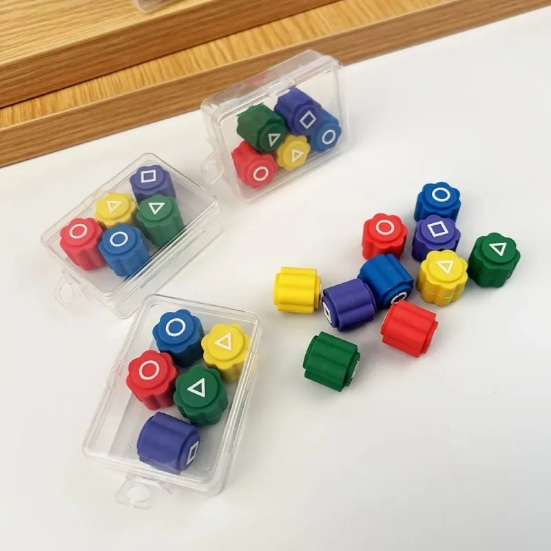 Game Dice New Calamari Game Dice Party Game Props Square Circle Triangle Printing Bar Party Props Korean Film Squid Play Games dice set acrylic dice