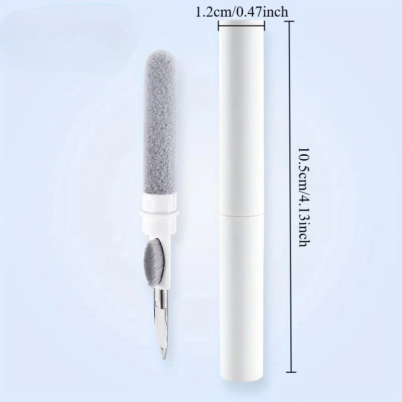 Earbuds Cleaning Pen Kit: 3-in-1 Multifunctional Cleaner with Soft Brush