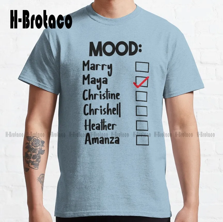 Vendita Sunset - Mood Maya Classic T-Shirt Mens Compression Shirt Fashion Tshirt Estate Xs-5Xl Cotone Traspirante Regalo Personalizzato