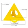 STONEGO 10PCS Painting Pyramid Stands - Mini Conical Tip for Canvas, Doors, Cupboards for Fast Drying and Stable Painting 3