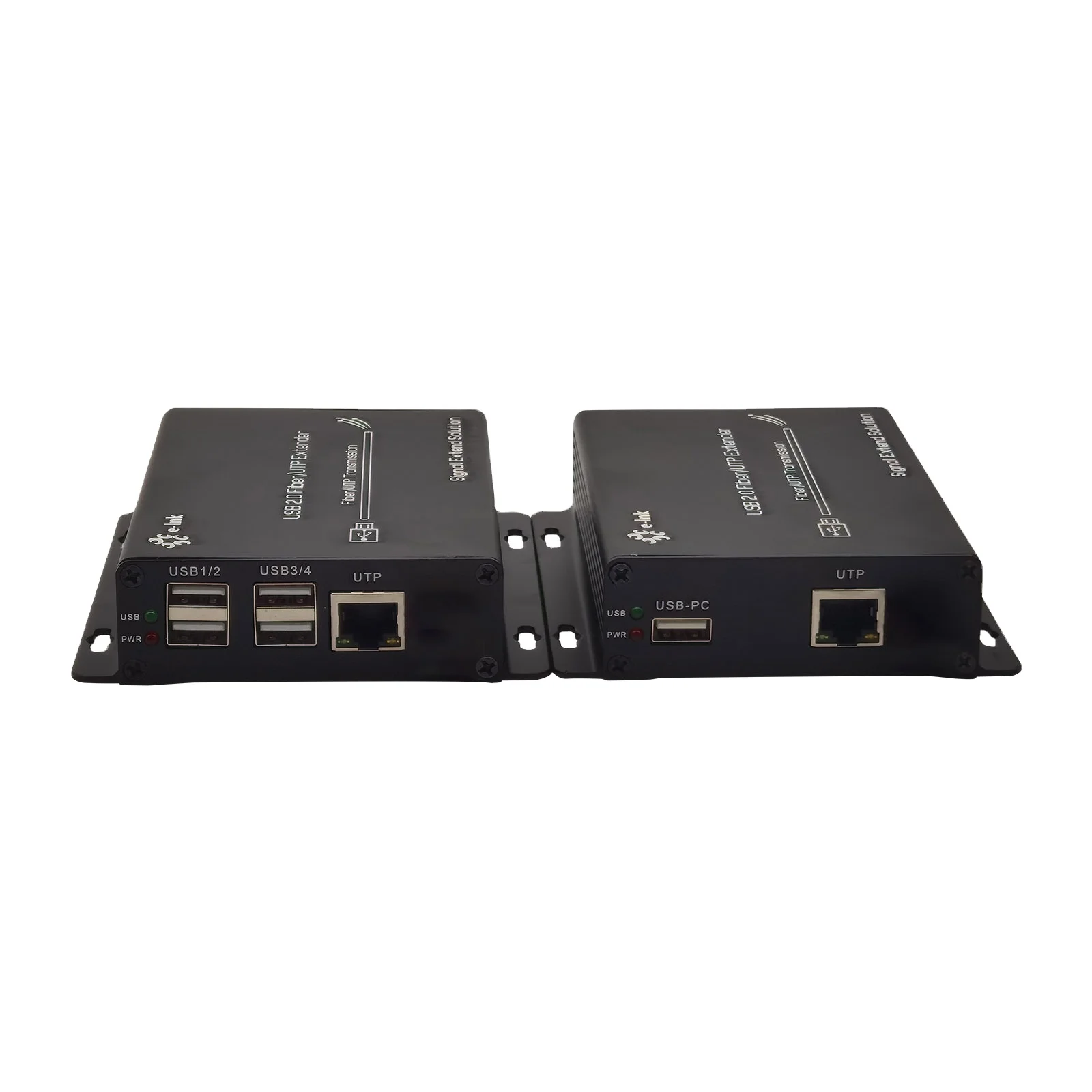 

4 Port USB 2.0 Over UTP KVM Extender Support All Kinds Of USB Devices Keyboard Mouse PC Extender