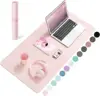 60X35CM Office Desk Pad,Waterproof Leather Desk Table Protector,Easy Clean Laptop Desk Writing Mat for Office Work/Home/Decor 1