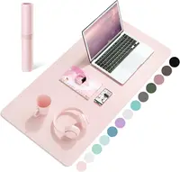60X35CM Office Desk Pad,Waterproof Leather Desk Table Protector,Easy Clean Laptop Desk Writing Mat for Office Work/Home/Decor 1