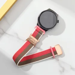 Adjustable Elastic Nylon Sports Strap - Available in Multiple Sizes - 20mm (Wheat - colored)