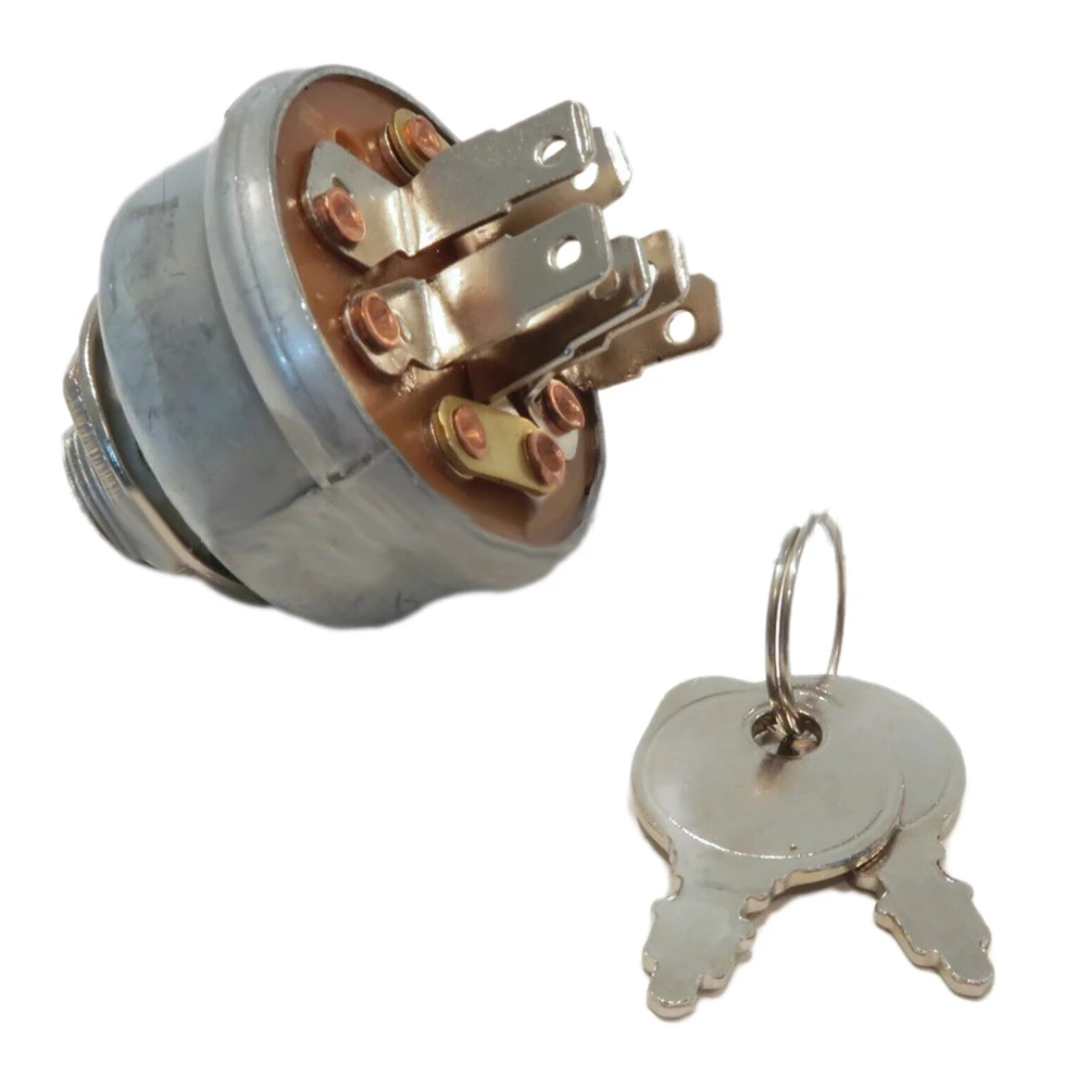 

Switch Ignition Switch With Keys Silver Metal Switch Switch Ignition Key Switch New Practical Lawn Mower Parts