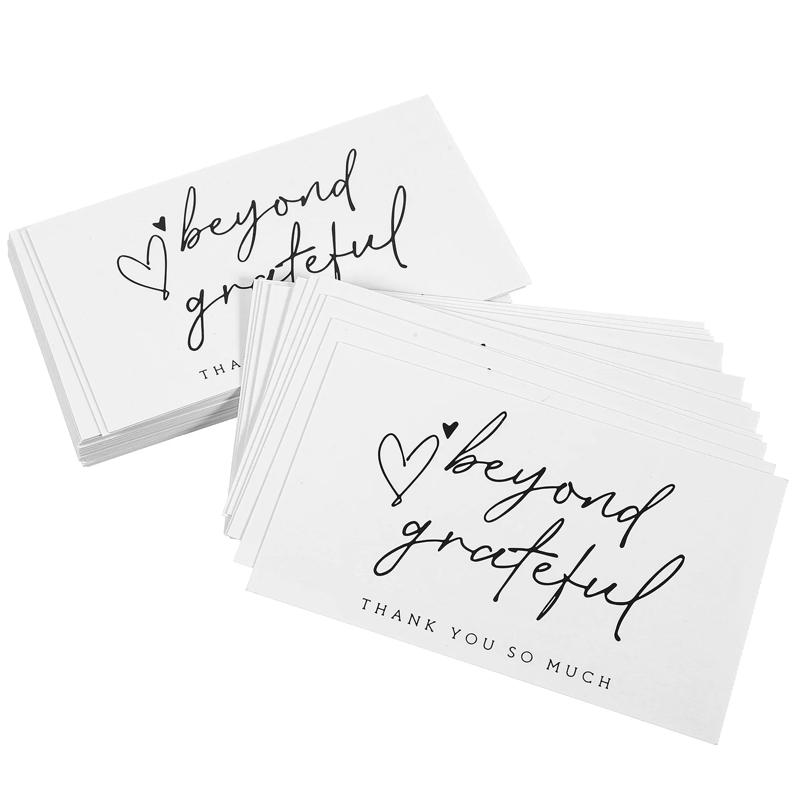 

100 Pcs Thank You Card Gift Cards Decor Shopping Tarjetas Agradecimiento Business Paper Your Order