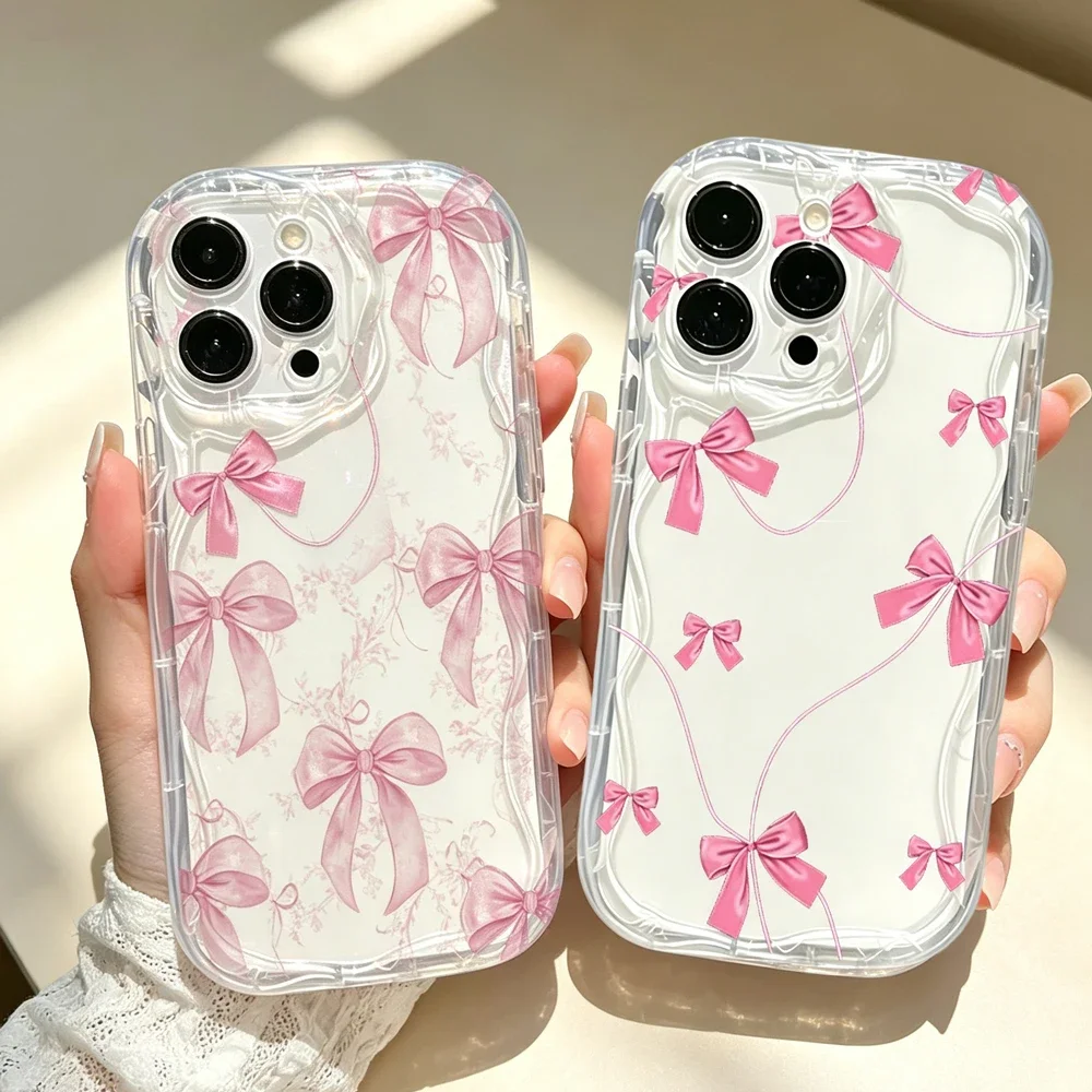 Y2K Pink Bowkont Shockproof Phone Case