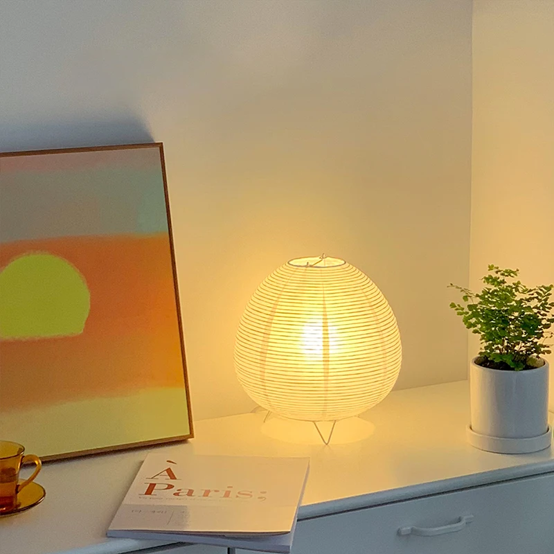 Nordische LED Tisch lampe Innen beleuchtung Wabi Sabi Stil Tisch leuchte Nachttisch Schlafzimmer Wohnzimmer Studie Home Decoration Schreibtisch lampen – Detail 4