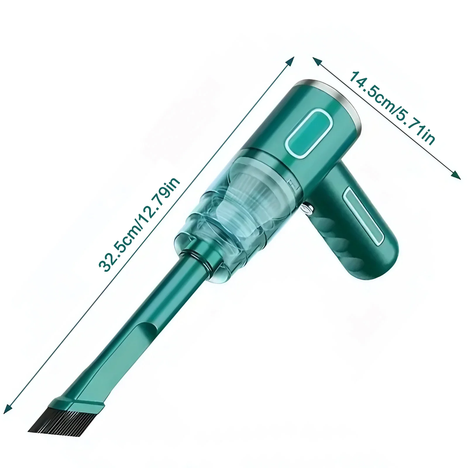 Type-C fast charging wireless vacuum cleaner demonstration.