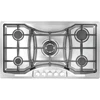 36 in. Gas Stove Cooktop 5 Italy Sabaf Sealed Burners NG/LPG Convertible in Stainless Steel, Cooking Appliances Cooktops 1