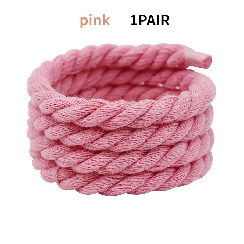 thumbnail image 1 of 2 cordones de lino redondos de 10 mm de ancho para zapatillas de deporte, adecuados para zapatos de lona AF1/AJ, cordones para zapatos deportivos, decoración de 100 cm, 1 of 5