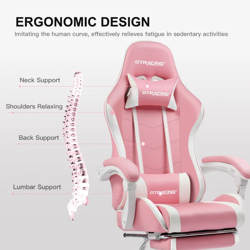 Description Picture 4 of itemGTRACING Leather Adjustable Ergonomics Gaming Chair
