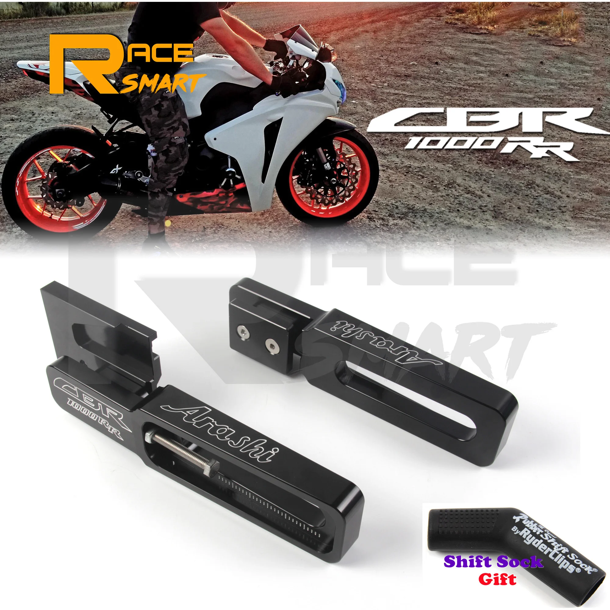 Motorcycle CNC Extension Swingarm Kits For HONDA CBR1000RR 20042007