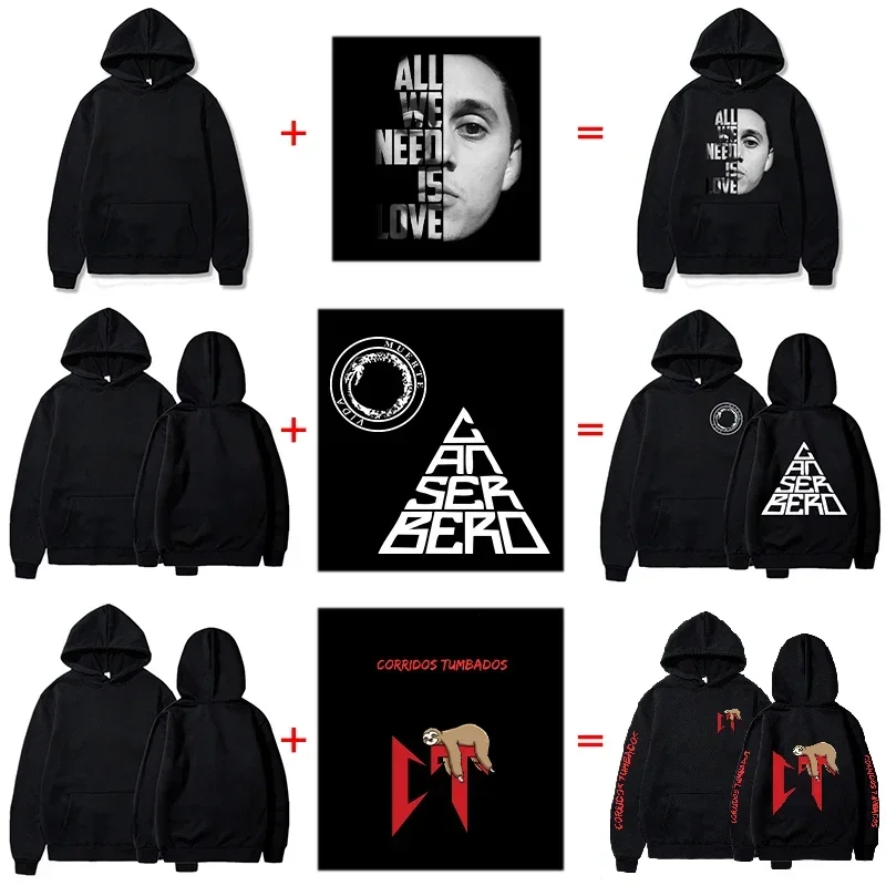 80% Polyester and 20% Cotton Hooded Pullover for Men and Women, Customized Team Loose Casual Wear with Fashionable Personality 3