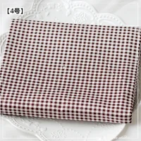 Tissu à coudre en coton sergé pur, treillis coloré 160x50cm, drap de lit DIY, décoration de la maison, tissu pour vêtements pour enfants 5